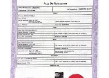 Livraison Extraits de naissance biométriques : les activités relancée