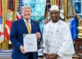 Ibrahima N’Daïry Diallo a présenté sa lettre de créance à Donald Trump 